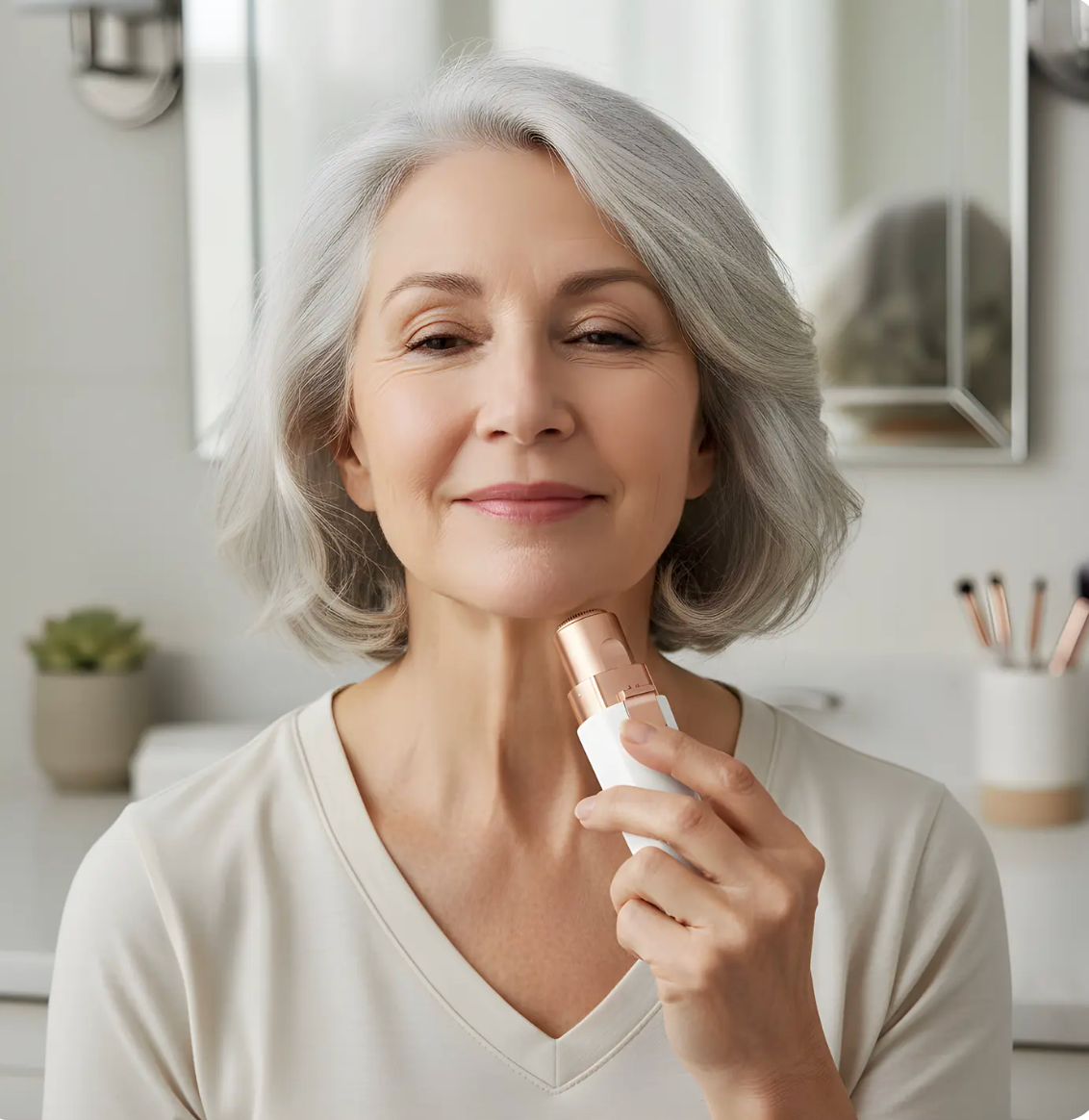 TheGlowy™ SilkTouch - 2'si 1 Arada Hassas Epilasyon ve Kaş Şekillendirici